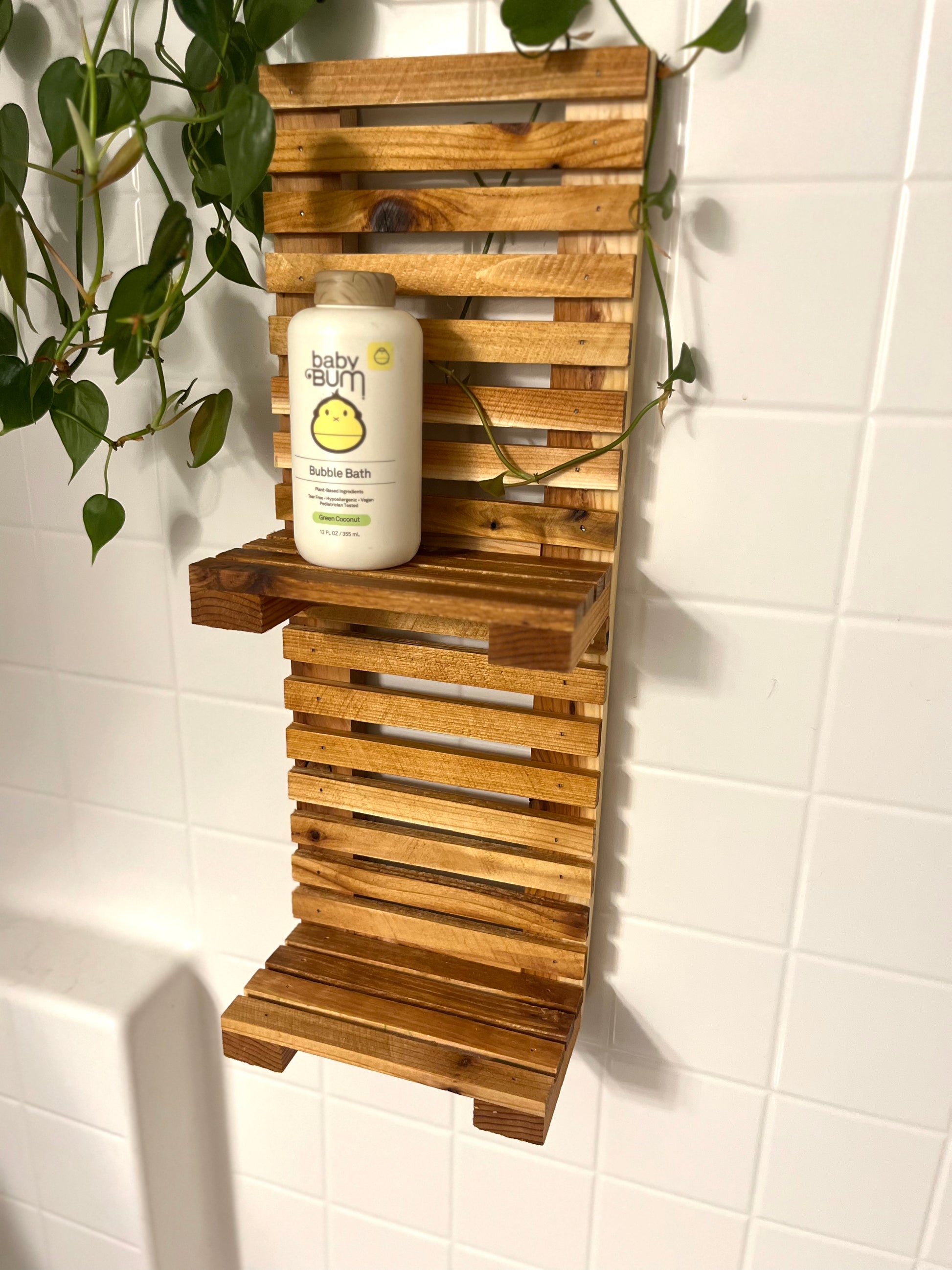 Cedar Shower Shelves 