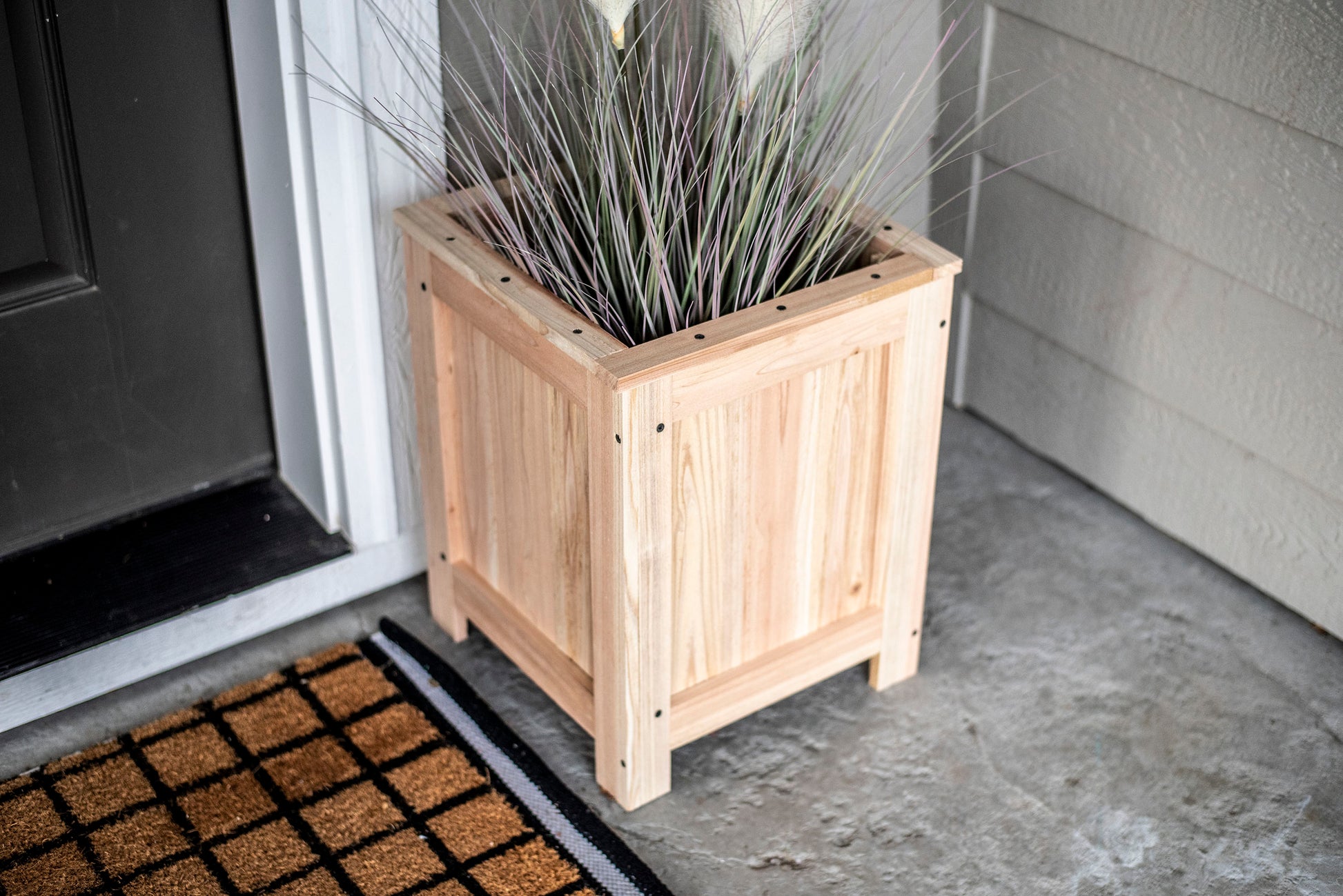 Natural Cedar Planter Boxes - 20W x 26L x 17H